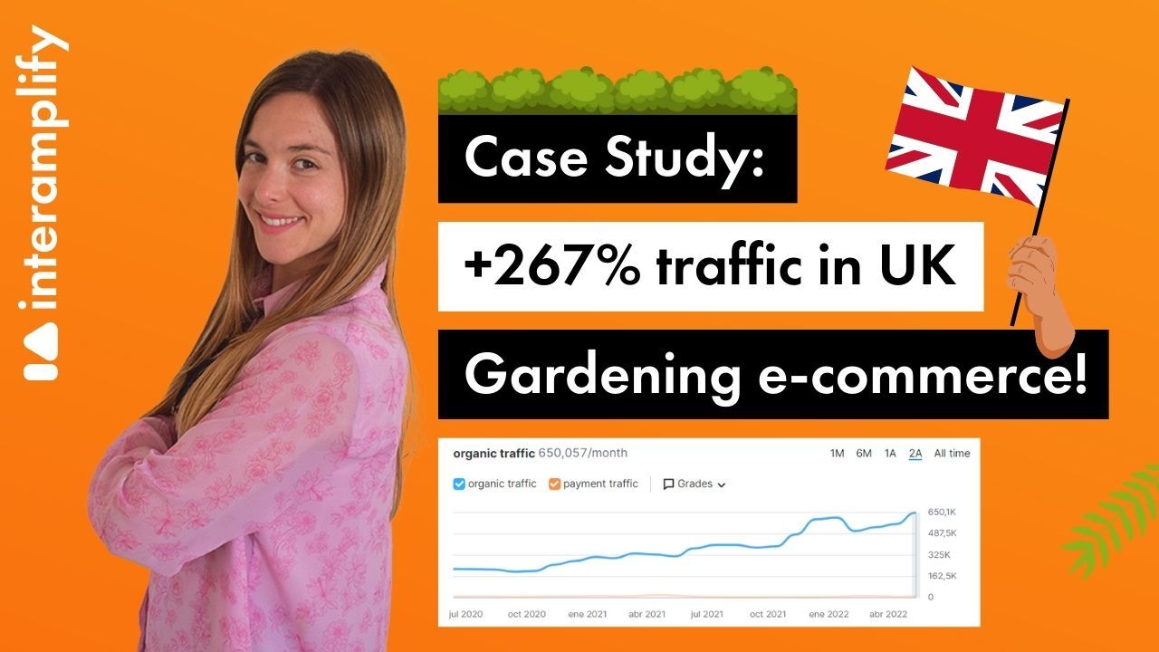 Case study traffic in UK gardening ecommerce