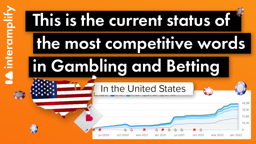 Cover of the study of the most competitive words in gambling and betting in eeuu